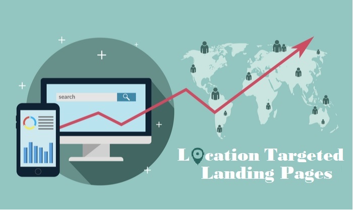 location targeted landing pages